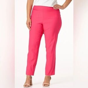 Cato | PLUS SIZE SOLID SLIM PULL- ON PANTS SPARKLING COSMO
